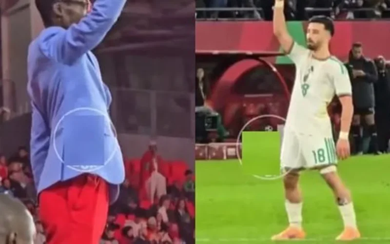 رد فعل محمد أمين عمورة بعد حركته المثيرة ضد الكونغو الديمقراطية